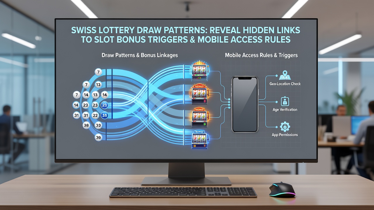 Mobile device showing synchronized lottery results and slot bonus interface under Swiss regulatory guidelines